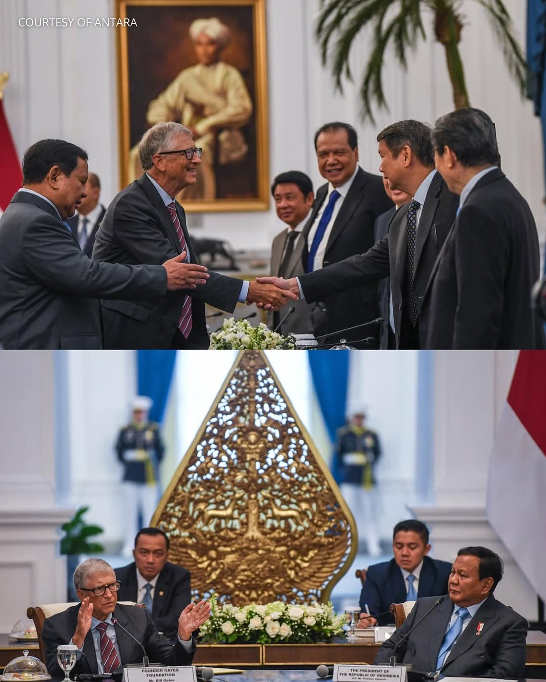 Bill Gates Bertemu Presiden Prabowo di Istana Merdeka untuk Membahas Pembangunan Berkelanjutan dan Inisiatif Kesehatan