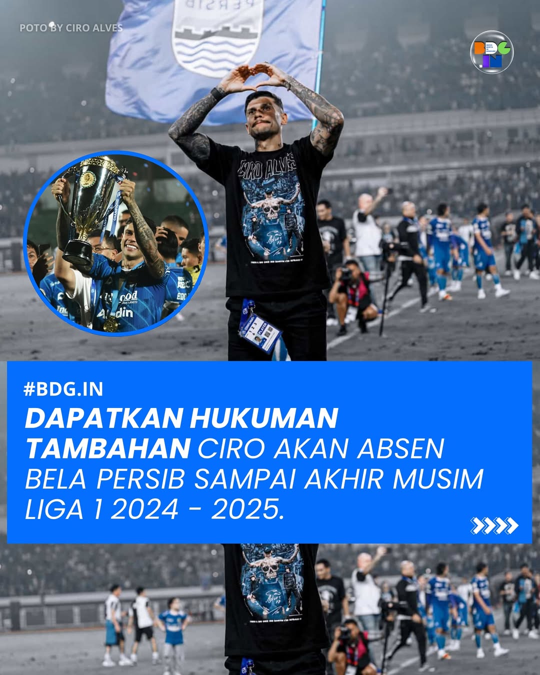 Ciro Alves Dilarang Bermain hingga Akhir Musim, Komdis PSSI Jatuhkan Sanksi Berat