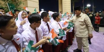Presiden Prabowo Subianto tiba di Jeddah, Arab Saudi, pada Selasa malam, 1 Juli 2025 waktu setempat, sebagai bagian dari rangkaian kunjungan kenegaraan. (BPMI Setpres)